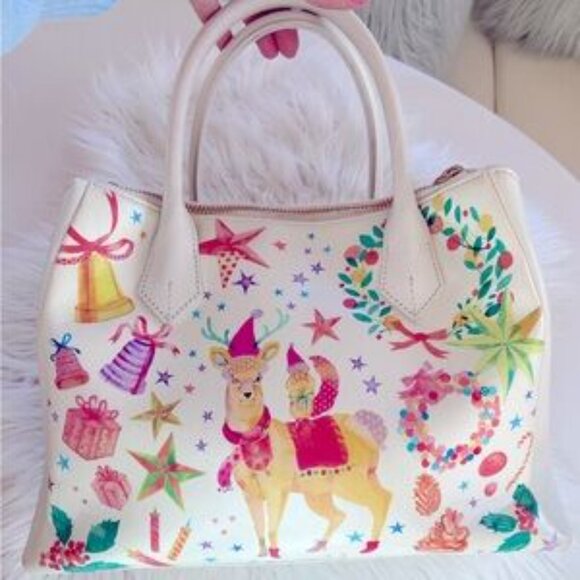 Authentic Samantha Thavasa Japan Limited Edition LINEA J.  2-Way Shoulder Bag - Picture 6 of 14